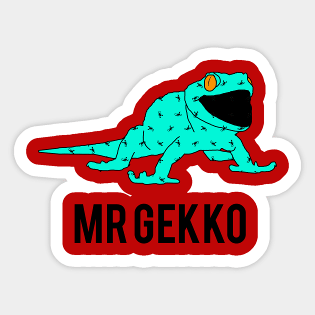 Mr Gekko Sticker by MrGekko